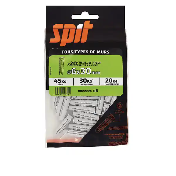 Pas Cher Sachet de 20 Pro6 D6x30mm RED HEAD