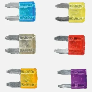 Lot de 7 mini fusibles assortis - protection électrique RONDY Commander Maintenant