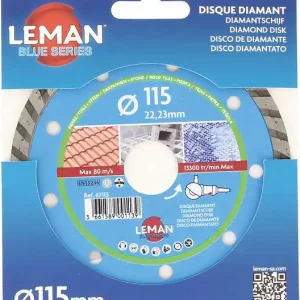 Nouvelle Collection Disque diamant universel 115mm jante continue LEMAN