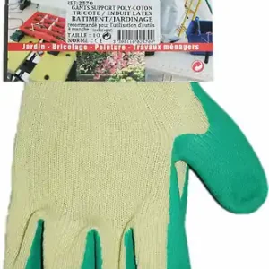 Livraison Express Gants poly-coton - Enduit latex adhérisé rugueux - Taille 10 GECOSAC