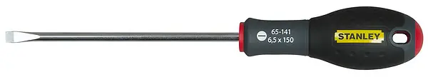 Tournevis électricien 5,5x150mm - Lame acier - Rouge STANLEY Populaire