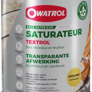 Remise Saturateur TEXTROL Incolore avivant 2,5L OWATROL