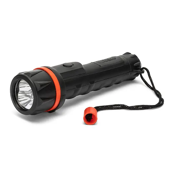 Lampe torche caoutchouc - 3 LED - 12 lumens VELAMP Petit Prix