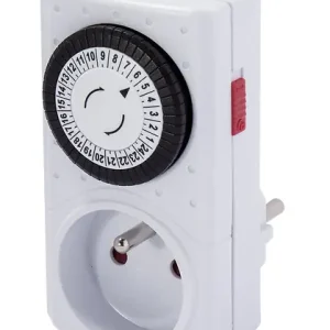 Soldes Programmateur mécanique - Blanc - 24 cycles 3500W CHACON