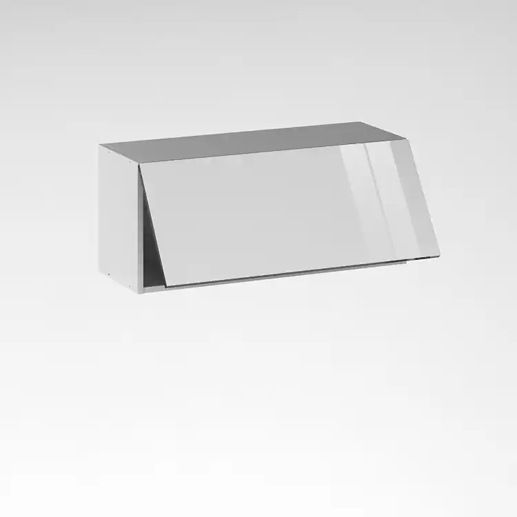 Façade transversale pour meuble haut de cuisine Cristal blanche 35 x 80 cm OFITRES Commander Maintenant