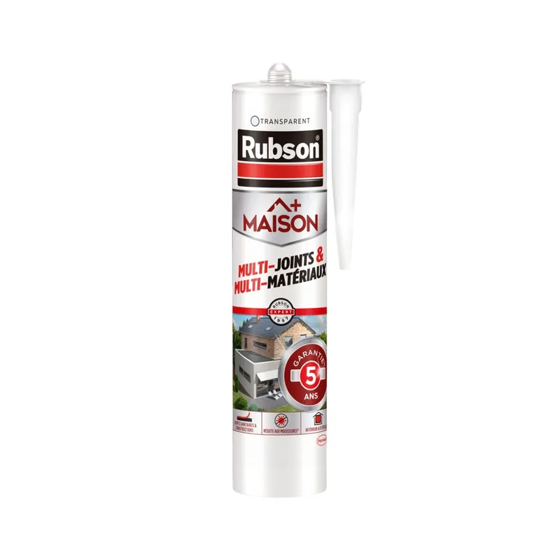 Promotion Mastic Maison Multi-Usages Transparent 280 ml RUBSON