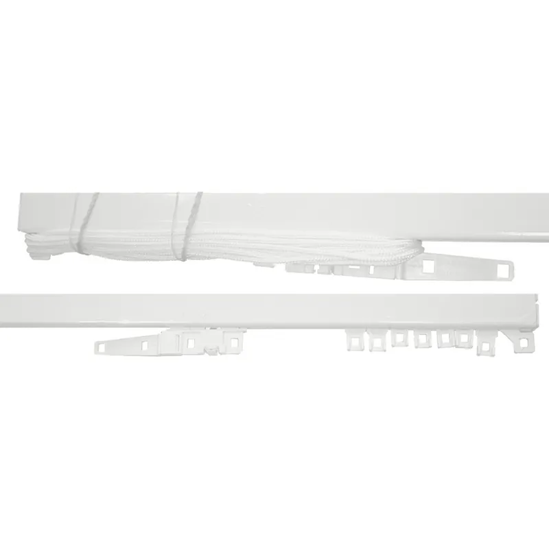 Tringle ouverture en métal 1 coté de 1,50m 24 x 16 mm Finition Blanc - MOBOIS Populaire