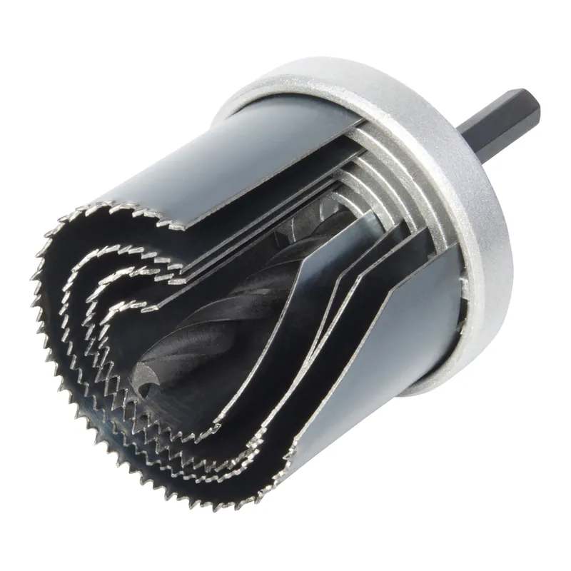 Nouveauté Scie cloche spécial plomberie diamètre 25 - 35 - 43 - 53 mm WOLFCRAFT