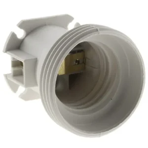 Lot de 5 douilles de chantier E27 plastique Blanc 150W ZENITECH Produit De Marque