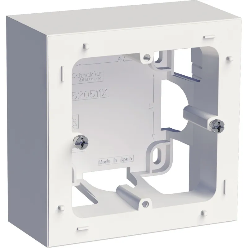 Réduction Boîte support pour montage saillie 38mm blanc - Odace 2011 Styl SCHNEIDER ELECTRIC