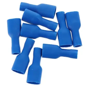 Expédition Rapide Cosses plates femelles gainées 6.3mm - Lot de 10 RONDY