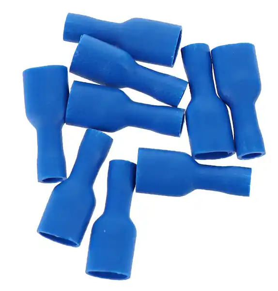 Expédition Rapide Cosses plates femelles gainées 6.3mm - Lot de 10 RONDY