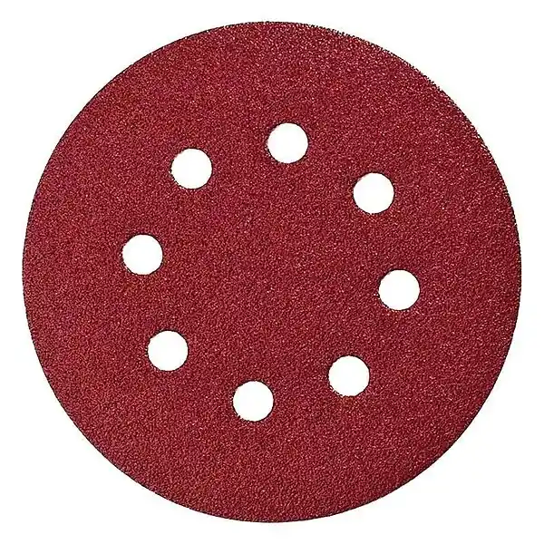 Produit De Marque 10 disques abrasifs MAKITA Ø 125 mm Red Auto-agrippant avec 8 trous