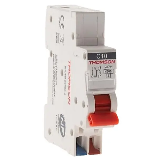 Achat Immédiat Disjoncteur 1P+N peignable bornes automatiques 2A NF Easy Connect - Thomson