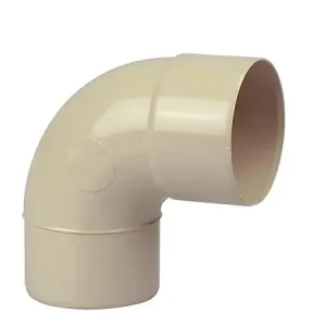 Must-Have Coude gouttière PVC MF 87°30 DN80 - Sable WAVIN