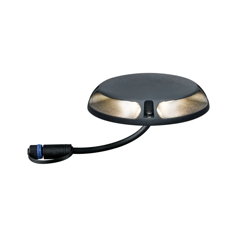 Super Prix Spot LED extérieur 16 cm blanc chaud IP67 2x3W 2x330 lumens 24V - Plug & Shine PAULMANN