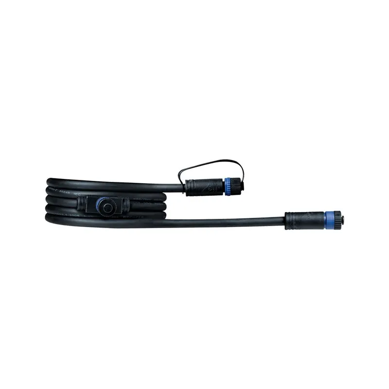 Câble 2 connecteurs électriques étanches 2m IP68 max 150W 24V - Plug & Shine PAULMANN Expédié Aujourd'hui