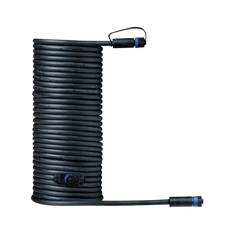 Câble 2 connecteurs électrique étanches 10m IP68 max 150W 24V - Plug & Shine PAULMANN Retour Gratuit