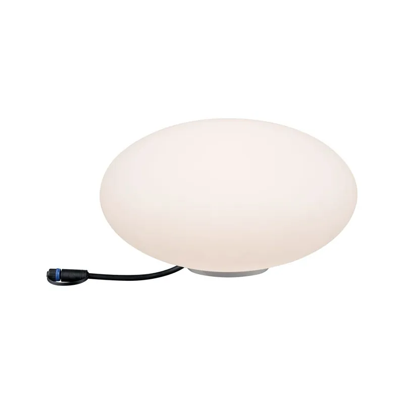 Commander Vite Galet lumineux extérieur LED Ø35cm Plug & Shine IP67 235 lumens blanc chaud - PAULMANN