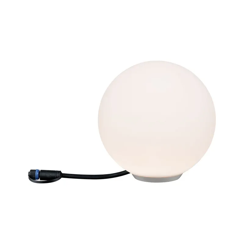 Certifié Boule lumineuse extérieur LED Ø20cm Plug & Shine IP67 235 lumens blanc chaud - PAULMANN