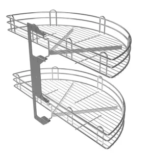 Demi lune double pour porte de 40 cm VIBO Nouveauté