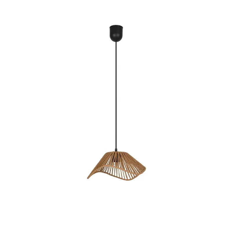 Expédition Rapide Suspension noir et naturel E27 15W Ø28 Sahara - COREP