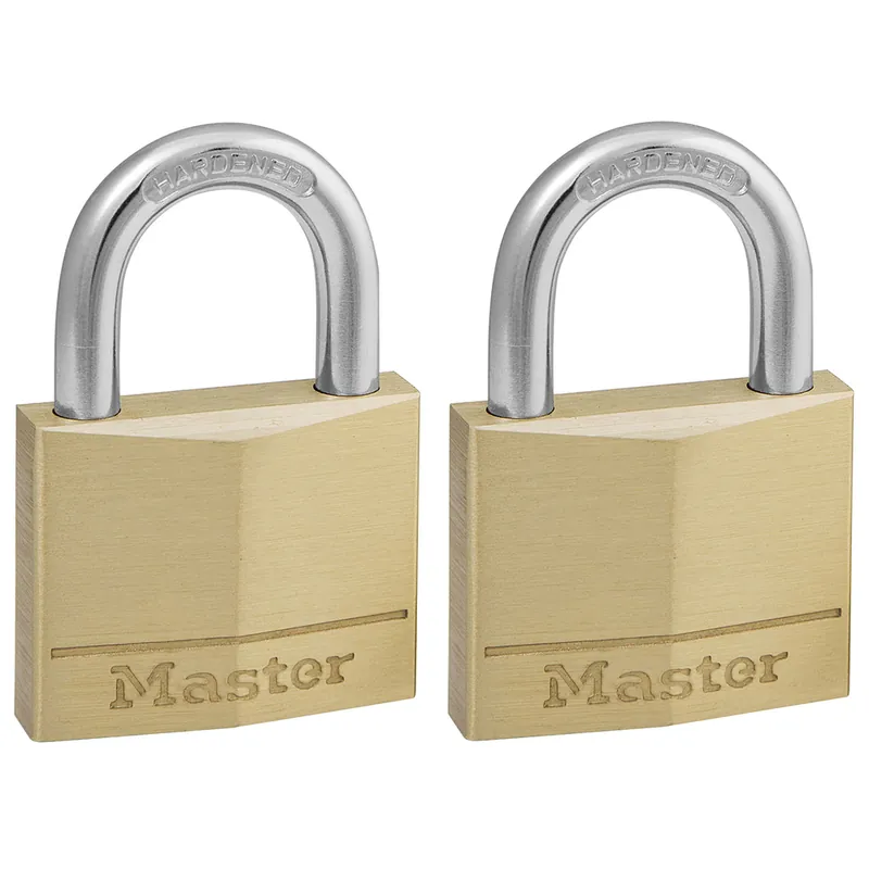 Affaire À Saisir Cadenas à clés largeur 40 mm en laiton s‘entrouvant par 2 MASTER LOCK