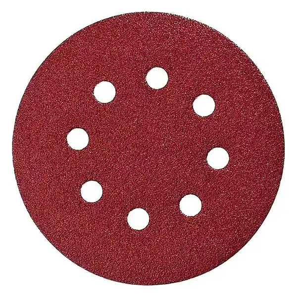 Dernier Modèle 10 disques abrasifs MAKITA Ø 125 mm Red Auto-agrippant avec 8 trous