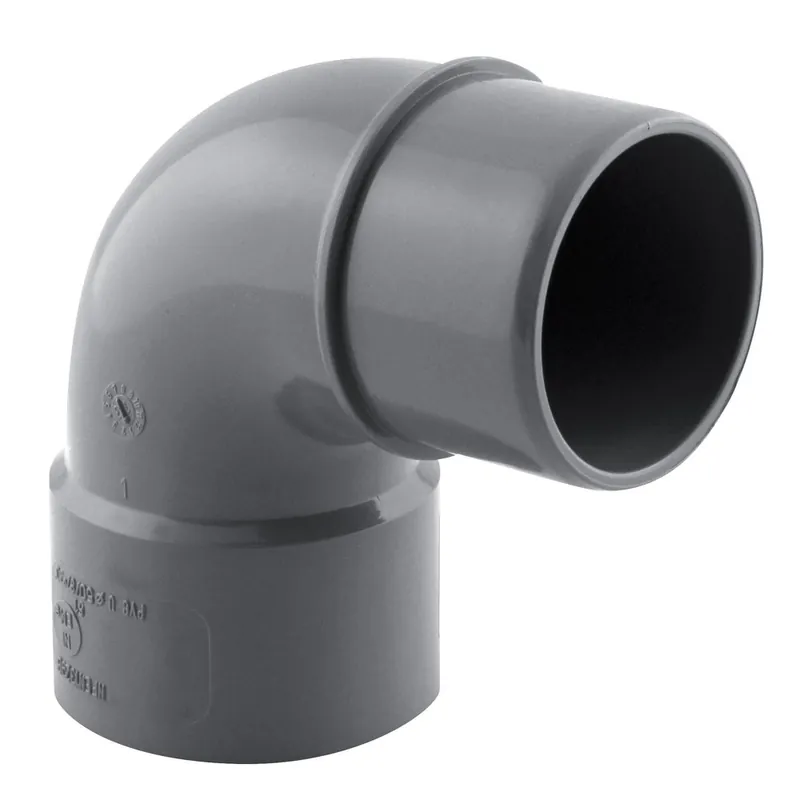 Pas Cher Coude PVC évacuation 87° mâle/femelle Ø50 - FITT