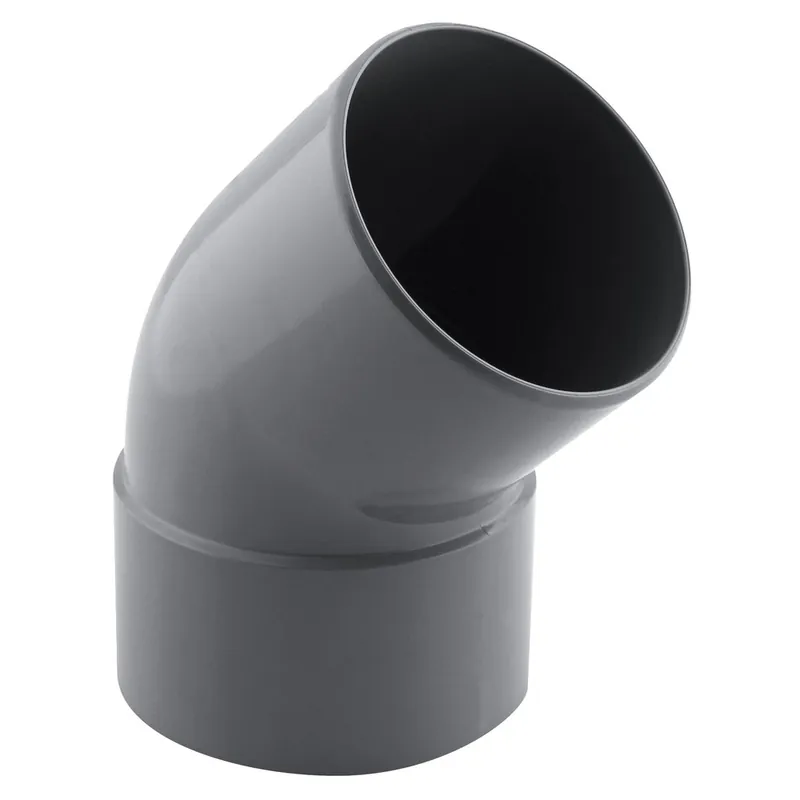Coude PVC évacuation 45° mâle/femelle Ø80 - FITT Promotion Saisonnière