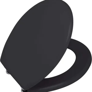 Abattant de WC Prima noir mat WENKO Expédié Aujourd'hui