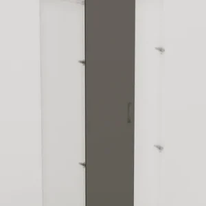 Porte battante Creo graphite 2396 x 373 mm OFITRES Expédié Aujourd'hui