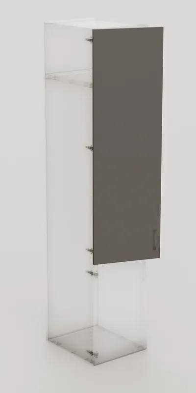Quantité Limitée Porte battante Creo graphite 1628 x 498 mm OFITRES