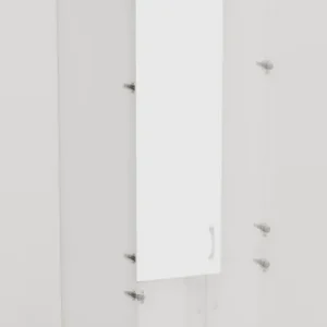 Prix Promo Porte battante Creo blanc 1628 x 373 mm OFITRES