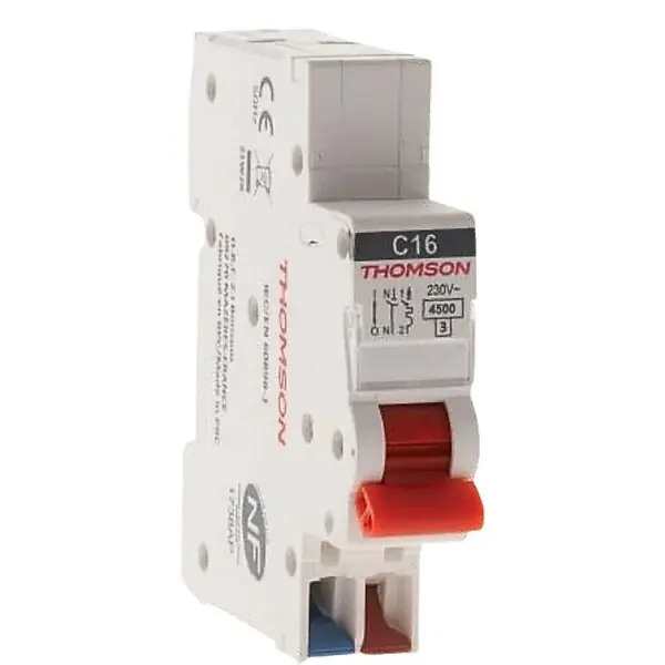 Disjoncteur 1P+N peignable bornes automatiques 10A NF Easy Connect - Thomson Jusqu'à Épuisement Des Stocks