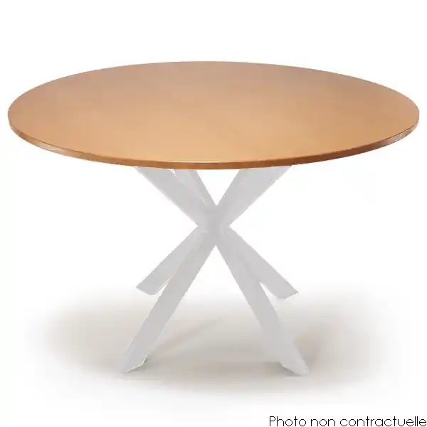 Pied de table central blanc petit modèle MOTTEZ Soldes