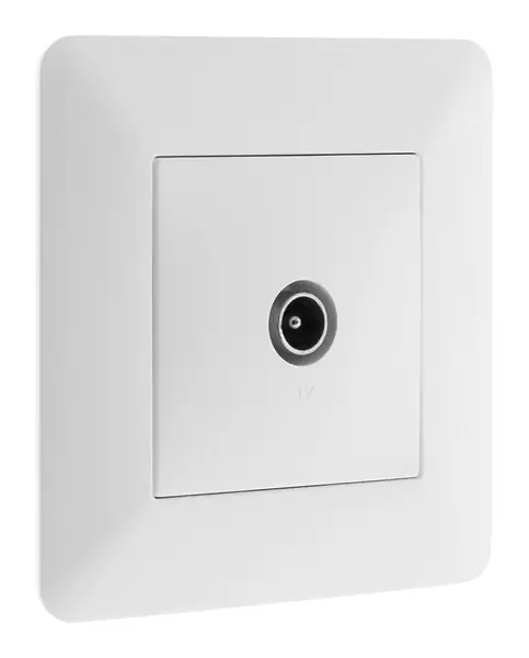 Retour Gratuit Prise TV coaxiale Artezo - Blanc - 9,52 mm ZENITECH