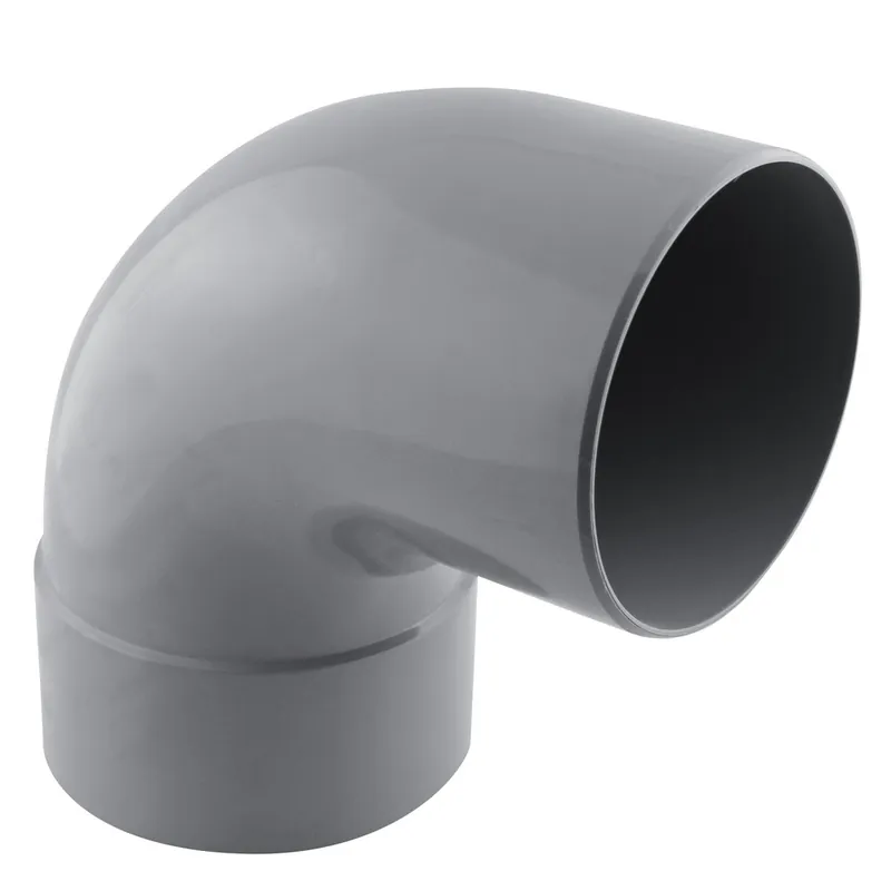 Coude PVC évacuation 87° mâle/femelle Ø125 - FITT Nouvel Arrivage