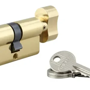 Prix Cassé Cylindre de serrure à bouton 30 x 30 mm laiton 3 clés THIRARD