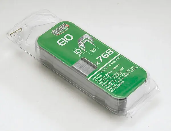 Expédition Rapide Agrafes type E - Acier - 14mm - x768 FISCHER DAREX
