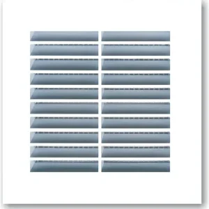 Meilleure Vente Grille d‘aération carrée PVC - Blanc - 140x140mm AUTOGYRE