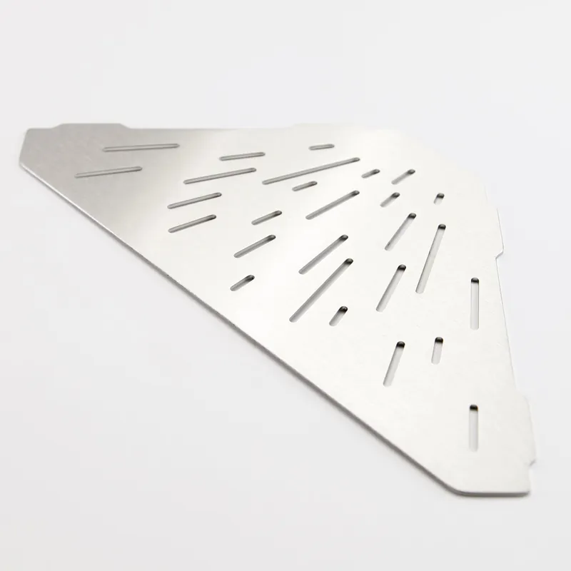 Produit De Marque Tablette d‘angle de douche hexagonale 2mm Inox brossé Maya MAT INTER