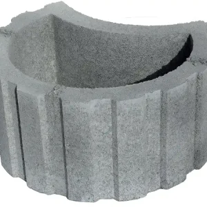 Taludécor diamètre 50cm hauteur 24cm gris Populaire