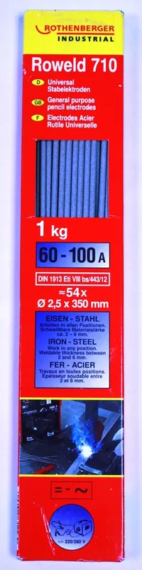 Lot de 55 électrodes 350 mm diamètre 2.5mm Achat Immédiat