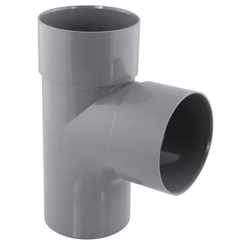 Culotte PVC évacuation 87° mâle/femelle Ø80 - FITT Commander Maintenant