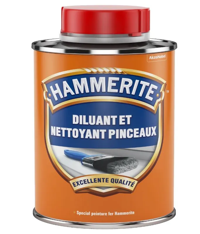 Offre Limitée Diluant et nettoyant pour pinceaux spécial peinture fer 1 L - HAMMERITE