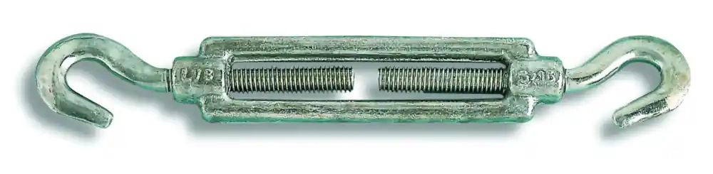 Tendeur à cage 2 crochets acier zingué pour câble diamètre 10 mm éco CHAPUIS Retour Gratuit