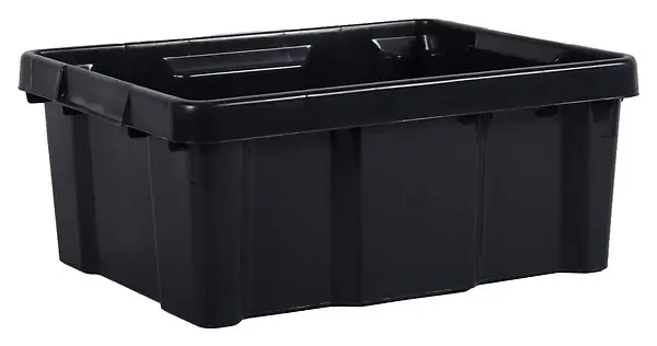 Dernier Modèle Bac de manutention pro 20 litres gris anthracite EDA