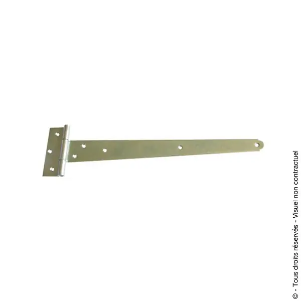 Vente Flash PENTURE ANGLAISE FORTE EPAISSEUR 2,5 L600mm ZINGUE BLANC AFBAT
