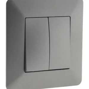 Interrupteur double va-et-vient Artezo Titanium 10A ZENITECH Nouvel Arrivage